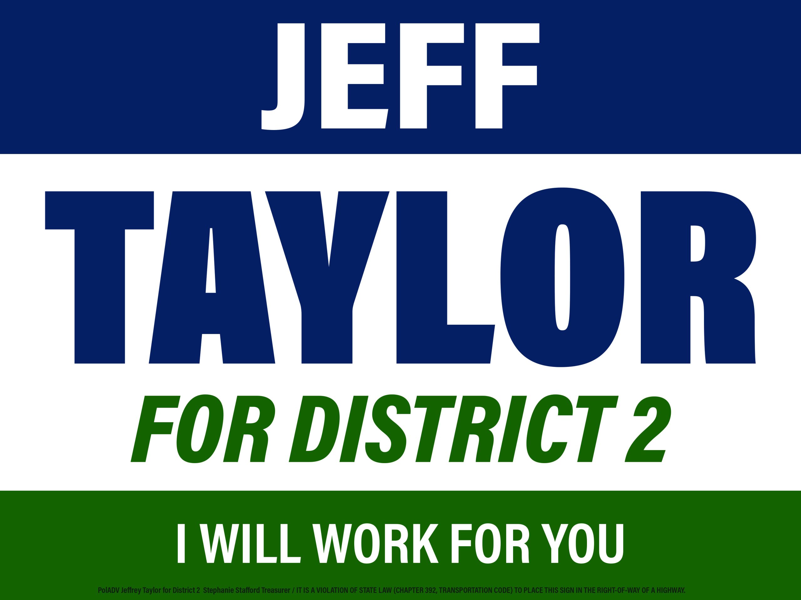 Jeff Taylor Galveston District 2